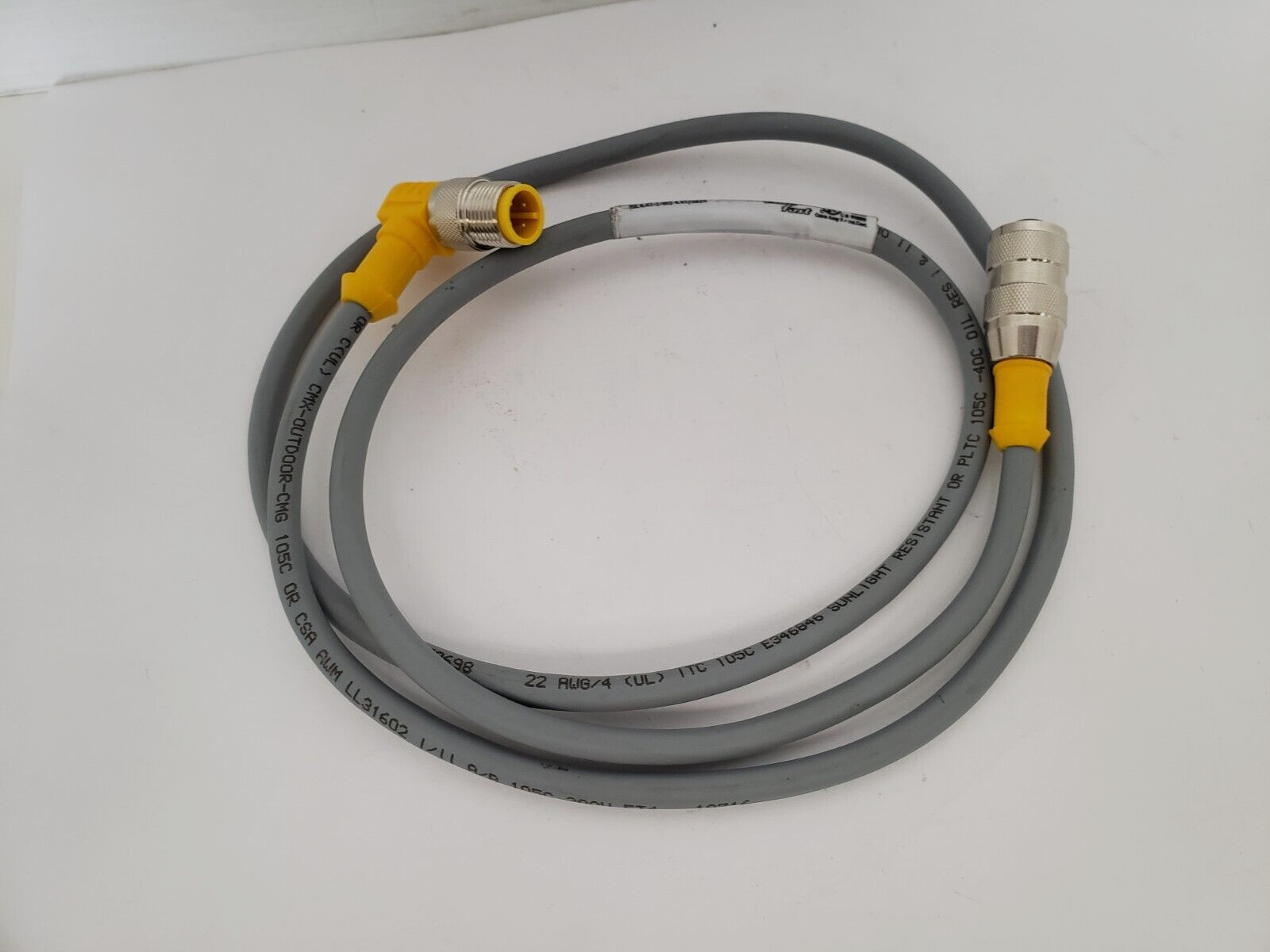 TURCK RK4.4T-1-WS 4.4T/S824 CORDSET DOUBLE ENDED MALE/FEMALE (U0879-12) NNB