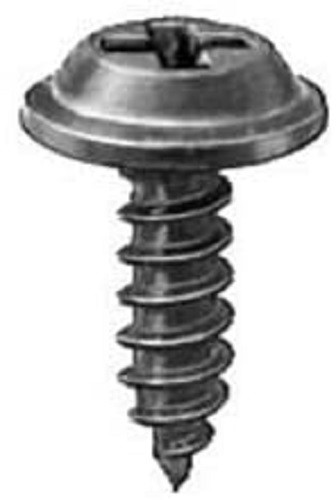 100#8 X 1/2″ Phillips Flat Top Washer Head Screws Blk