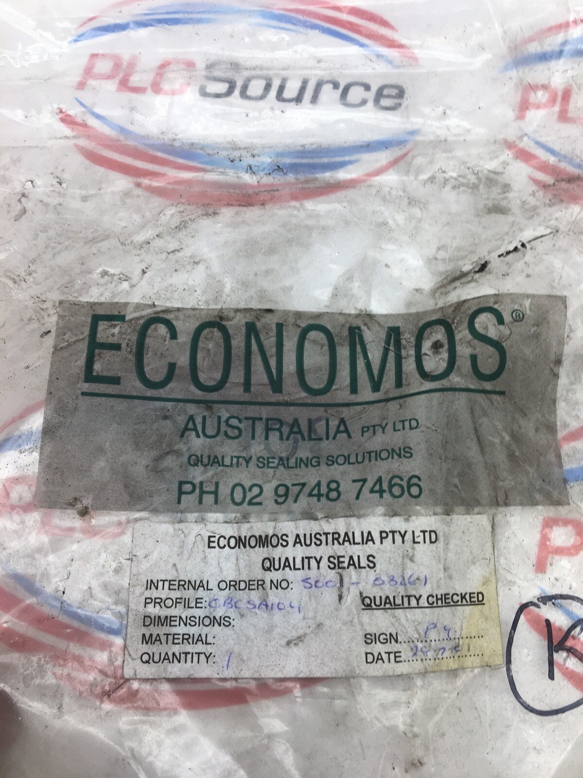 ECONOMOS CBCSA104 SEAL 5001-03261
