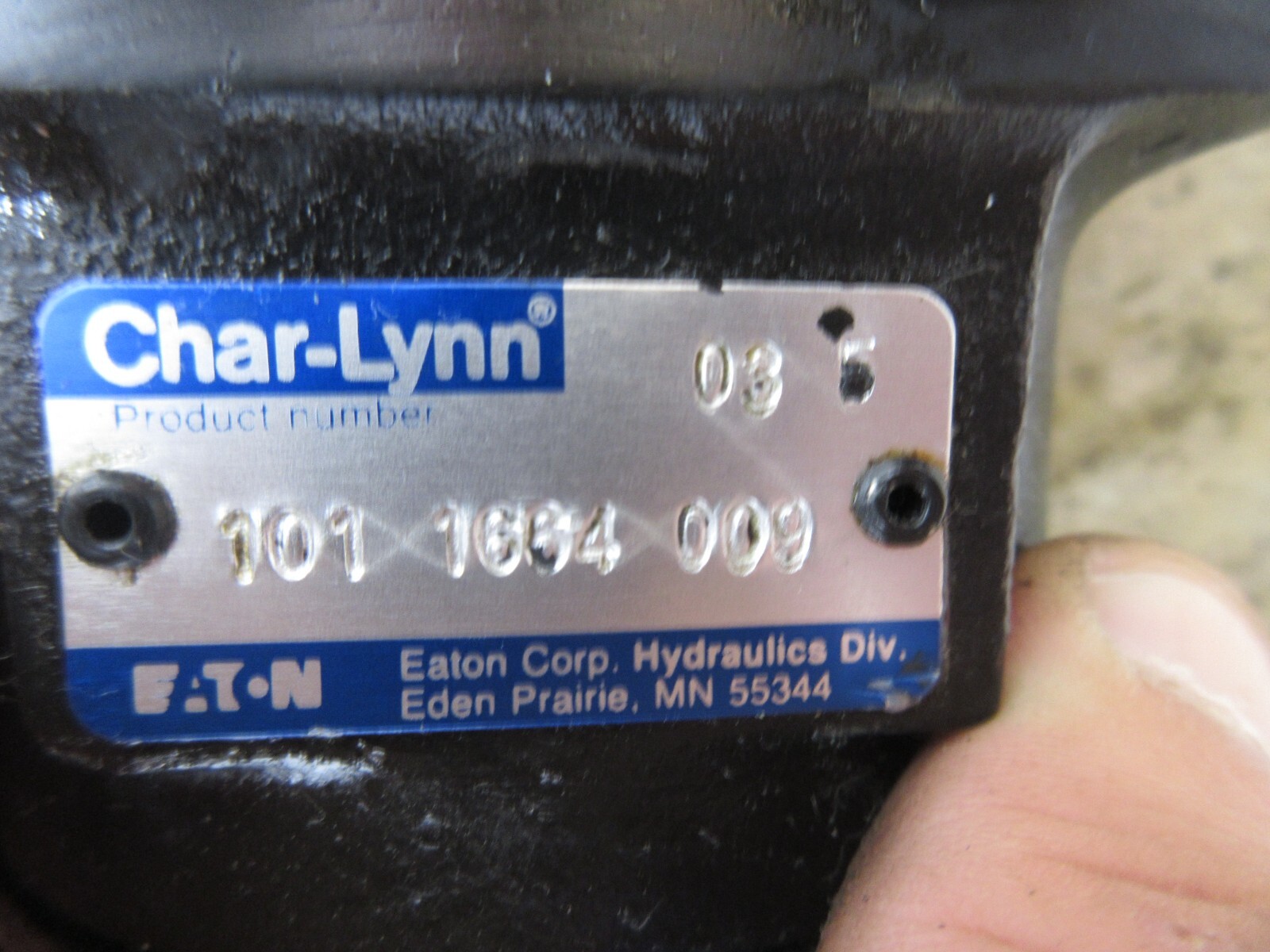 EATON CHAR-LYNN 101 1664 009 HIGH TORQUE GEROTOR SPOOL MOTOR