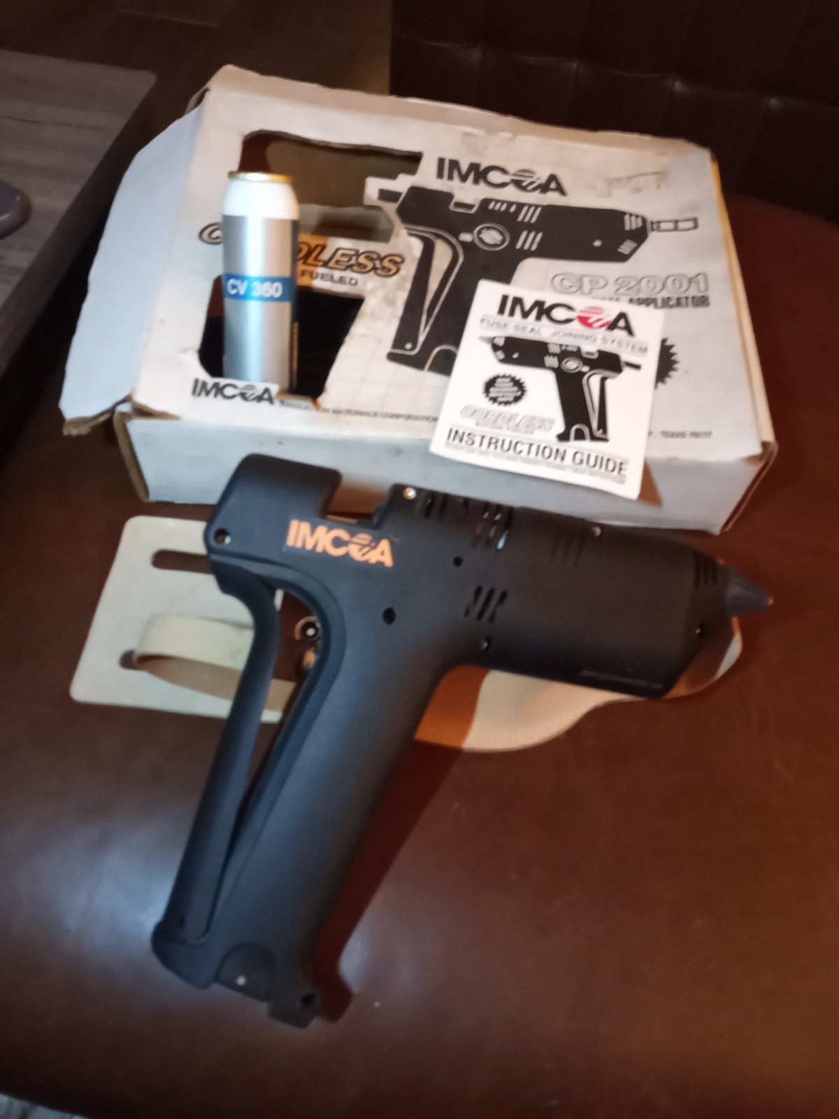 IMCOA CP2001 BUTANE FUELED CORDLESS FUSE-SEAL APPLICATOR w/HOLSTER *C20 Glue Gun