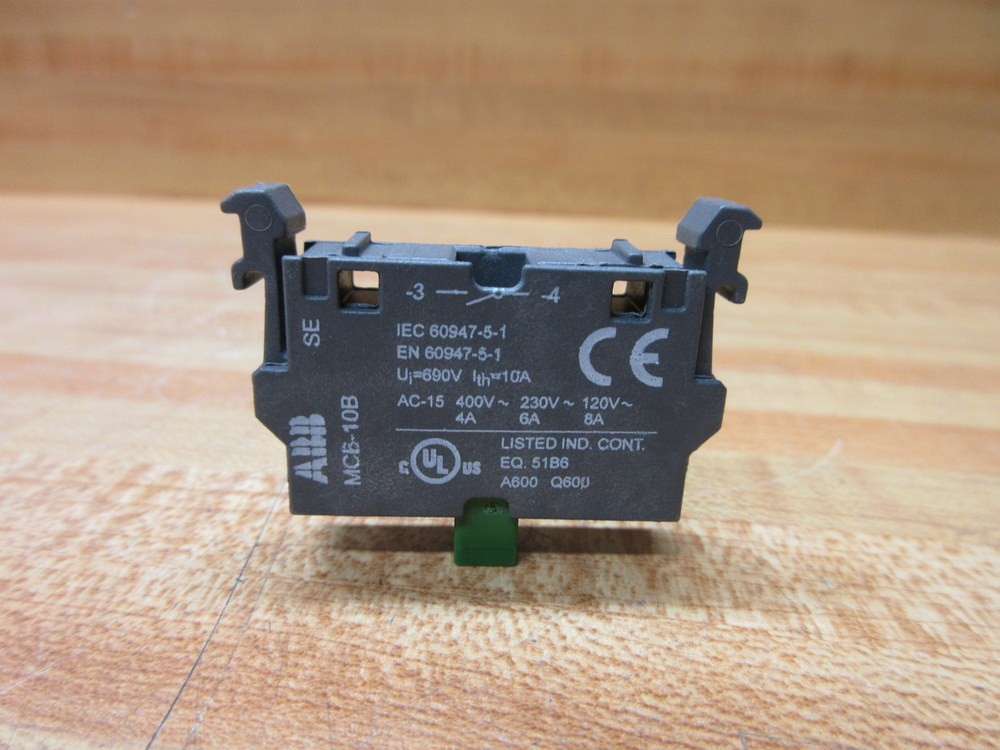 Asea Brown Boveri MCB-10B ABB Contact Block MCB10B