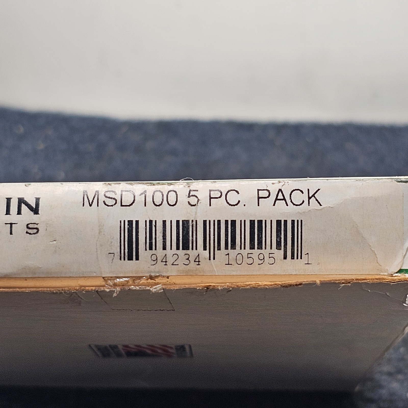 (QTY 5) Maudlin MSD100 Slotted Shims Replacement Pack, .100-in/2.540mm