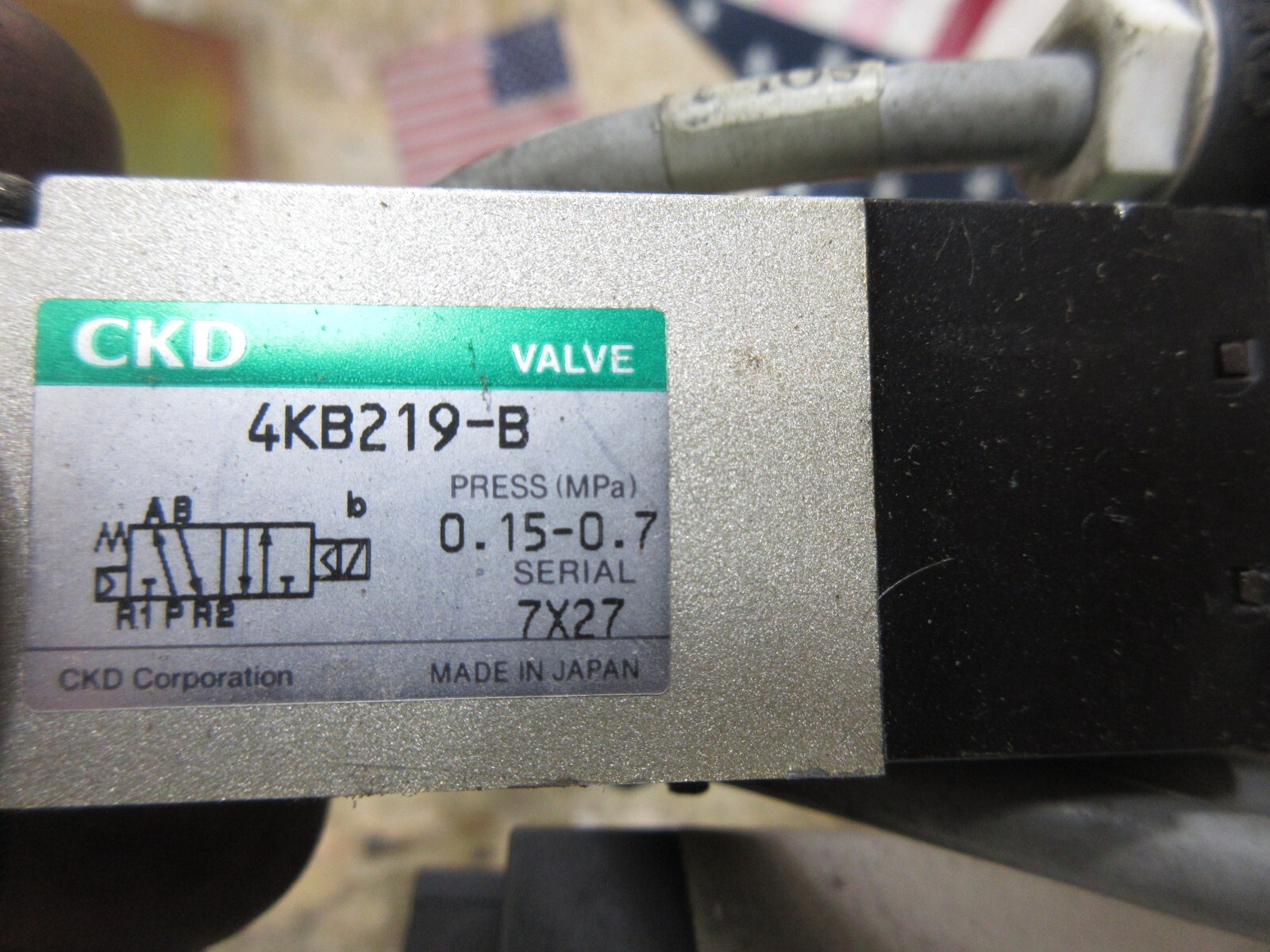 CKD VALVE 4KB219-B 7X27 2NS1S MANIFOLD COMPLETE SET CINCINNATI ARROW 500 CNC