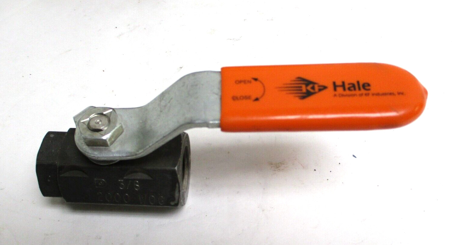 KF HALE , 05001-P21 , 3/8″ FNPT CS X SST BALL VALVE , LEVER, LOT OF 6 , SURPLUS