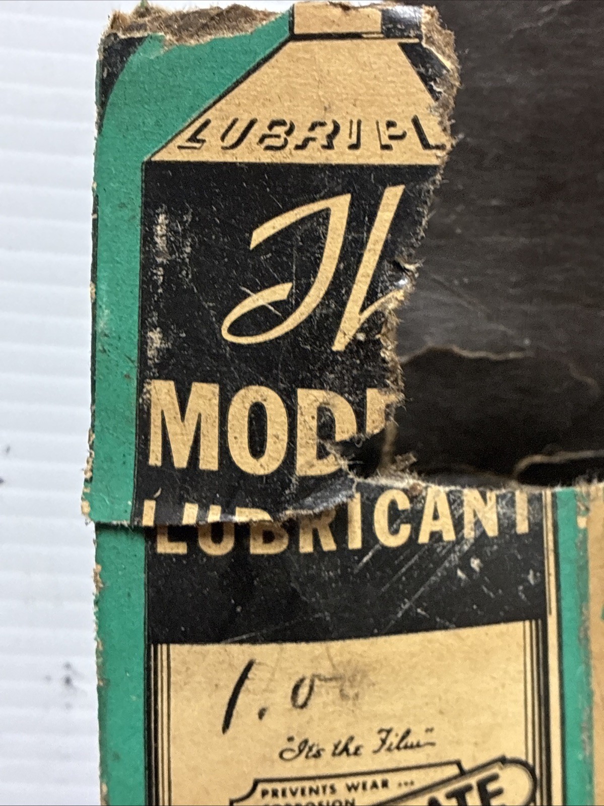 Vintage Lubriplate “The Modern Lubricant” Tube No.310 Fisk Brother in Box