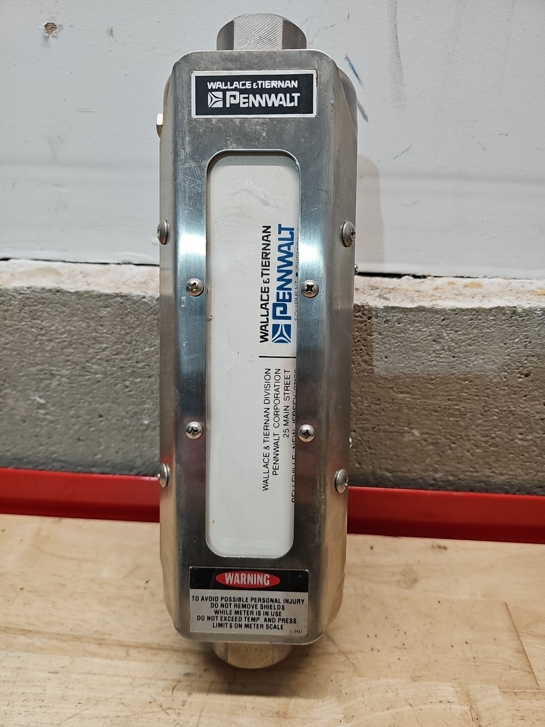 Wallace Tiernan Pennwalt Flow Meter used for Methanol 5210B02106XXI ☆NEW SURPLUS