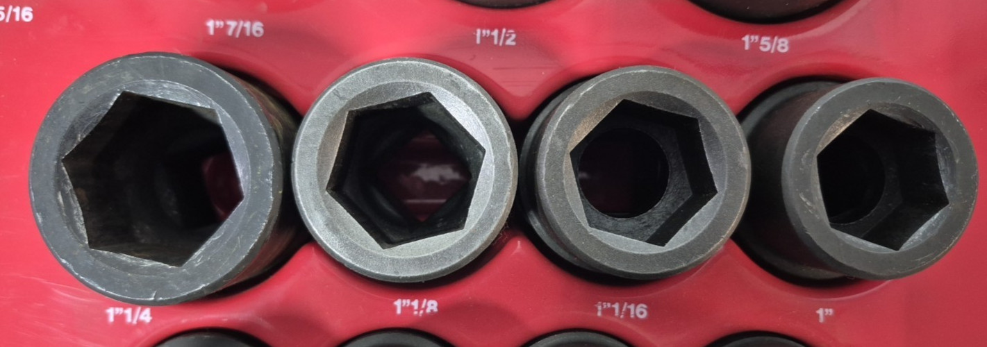 Facom 6-PT Impact Socket Set, 3/4″ – 1-5/8″, 3/4″Drive , NK.500U, Used