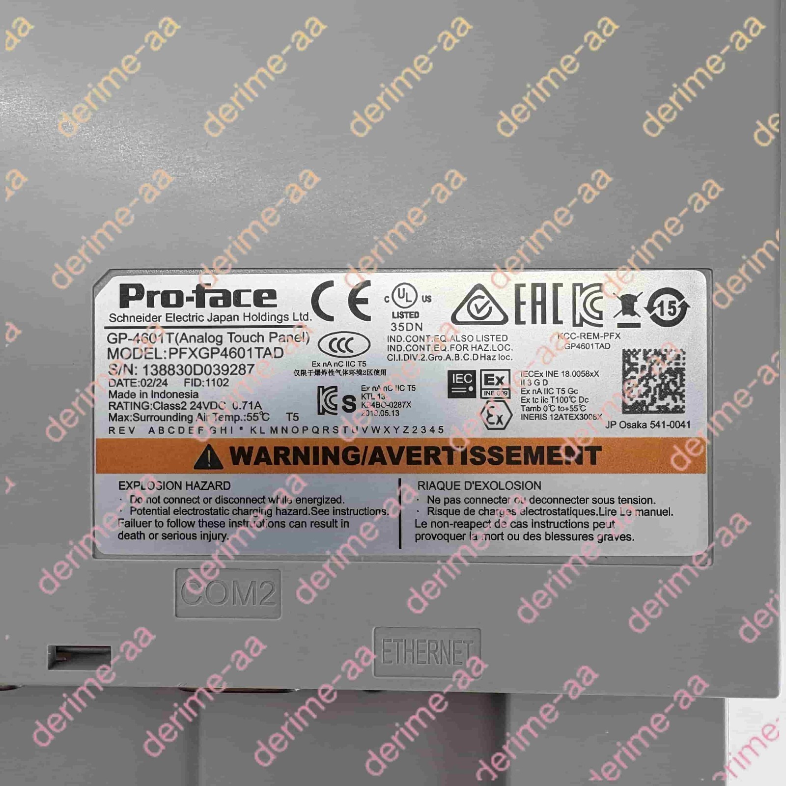 PROFACE PFXGP4601TAD HMI Touch Screen Panel#1pcs new in box