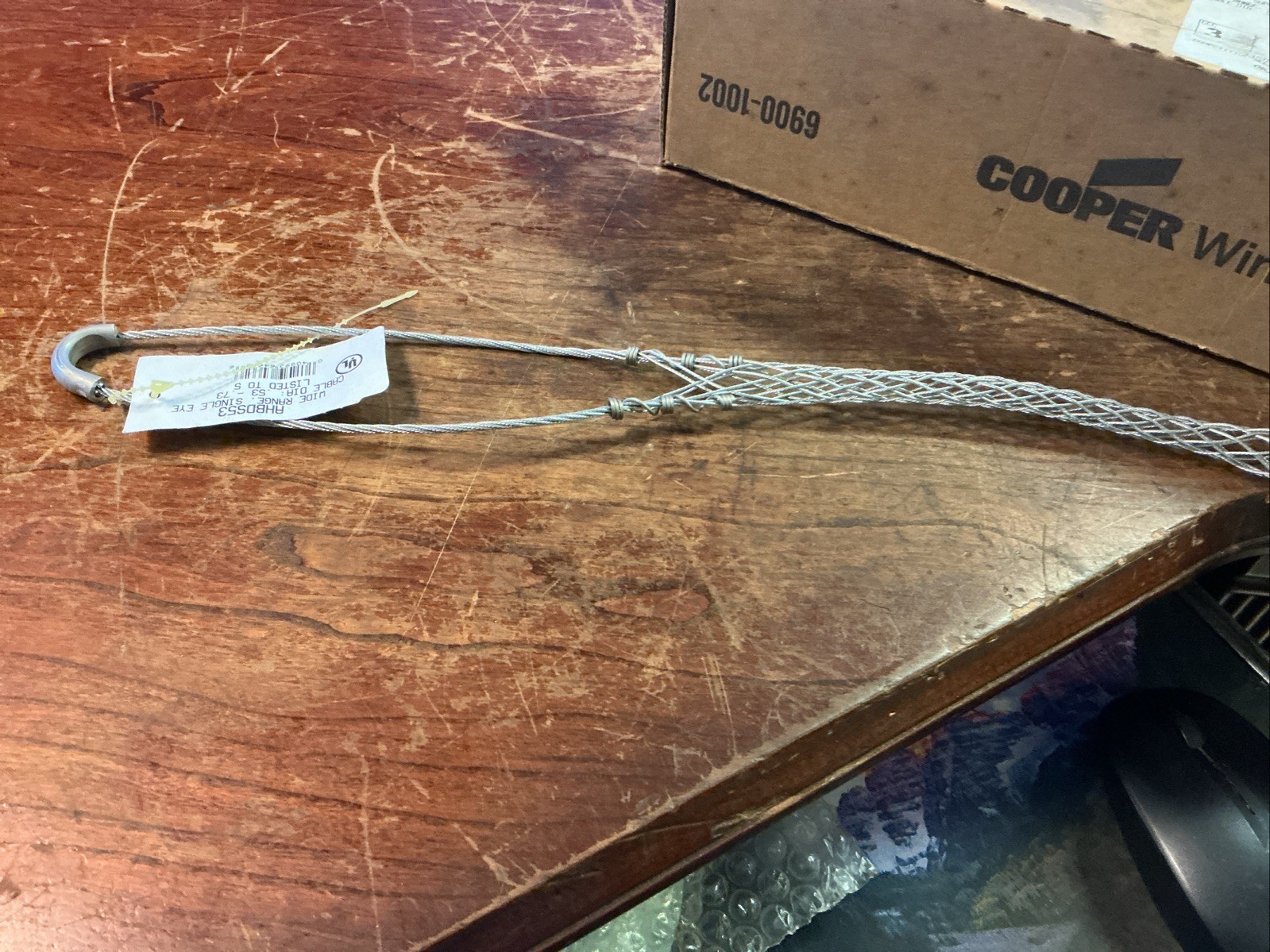Arrow Hart/Cooper AHBDS53 Single Eye Buss Drop Grip .53”-.730” (new)