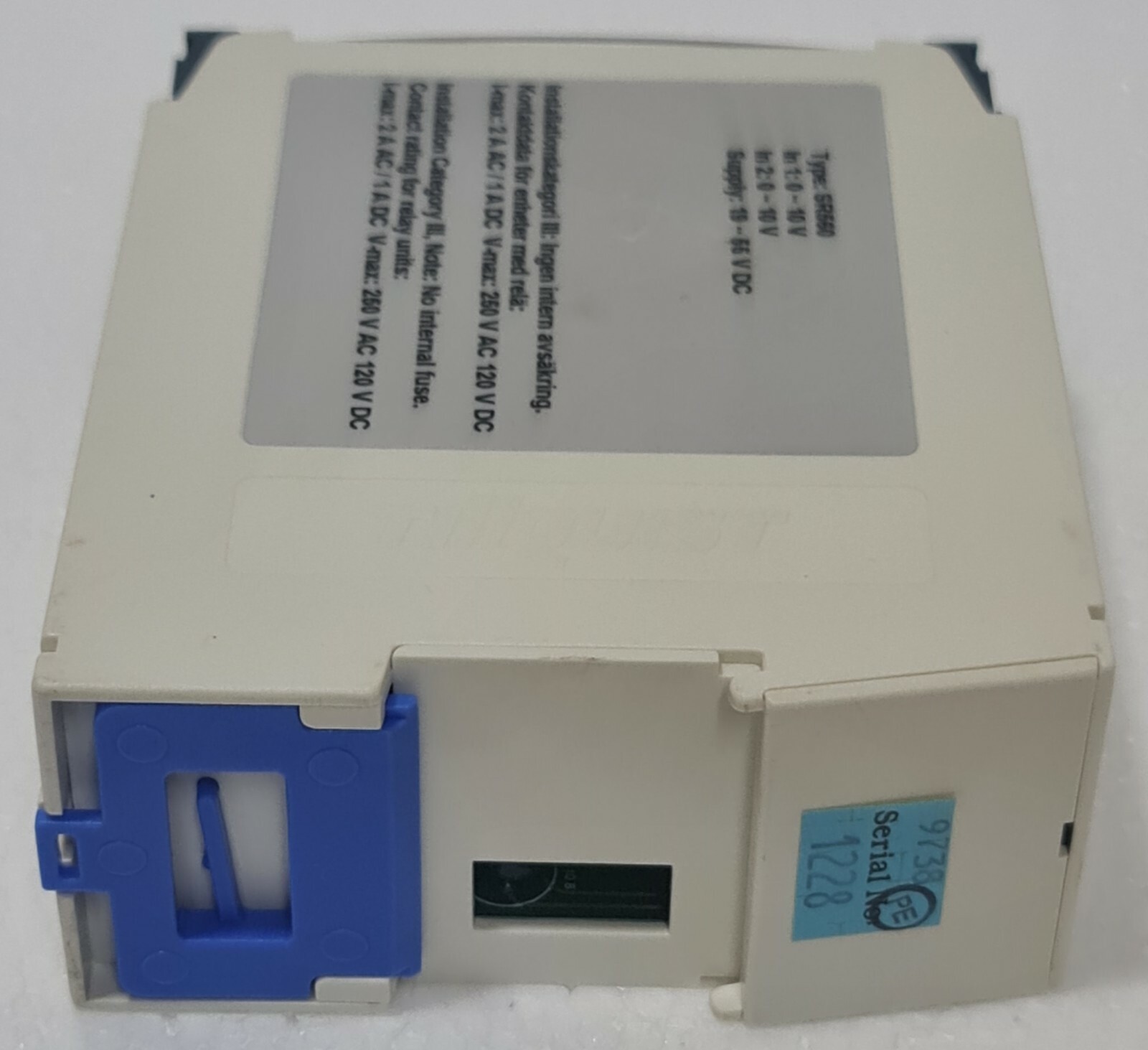 TILLQUIST TYPE:SR560 VOLTAGE TRANSMITTER 19-55 VDC
