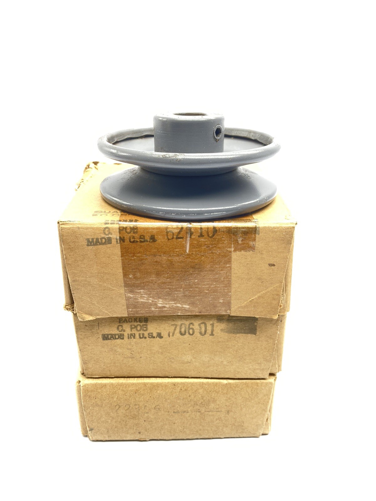 LOT OF 4 UNUSED BROWNING BS34-5/8 V-BELT PULLEY 1-GROOVE 5/8″-BORE