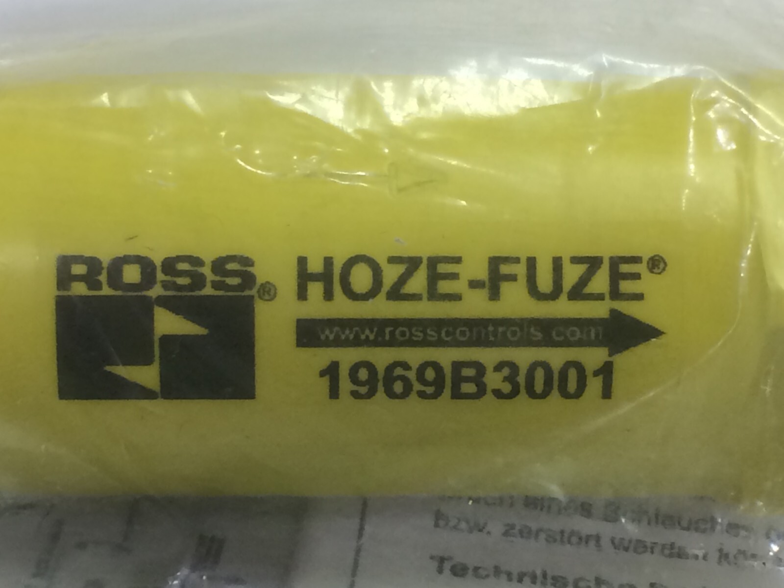 NEW ROSS 1969B3001 HOZE-FUZE HOZE FUZE SAFETY HOSE