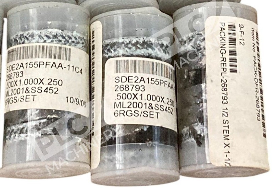 Clyde Bergemann 0.500X1.000X0.250 Packing Ring Set 268793 (Lot of 3)