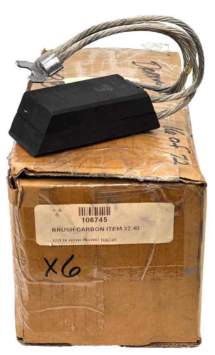 South-Land Carbon 32-48-1221 Brush, Carbon, 32481221 (1 x 1.5 x 3.25″) — QTY 6