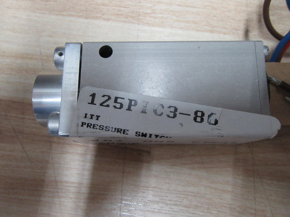 ITT Neo Dyn 125PIC3-86 Pressure Switch 125P1C3-86