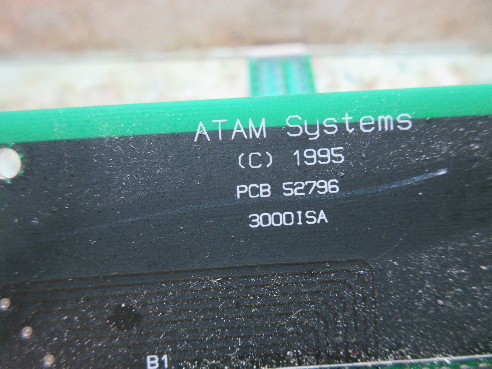 ATAM SYSTEMS CIRCUIT BOARD 1995 PCB 52796 3000ISA SYSTEMS