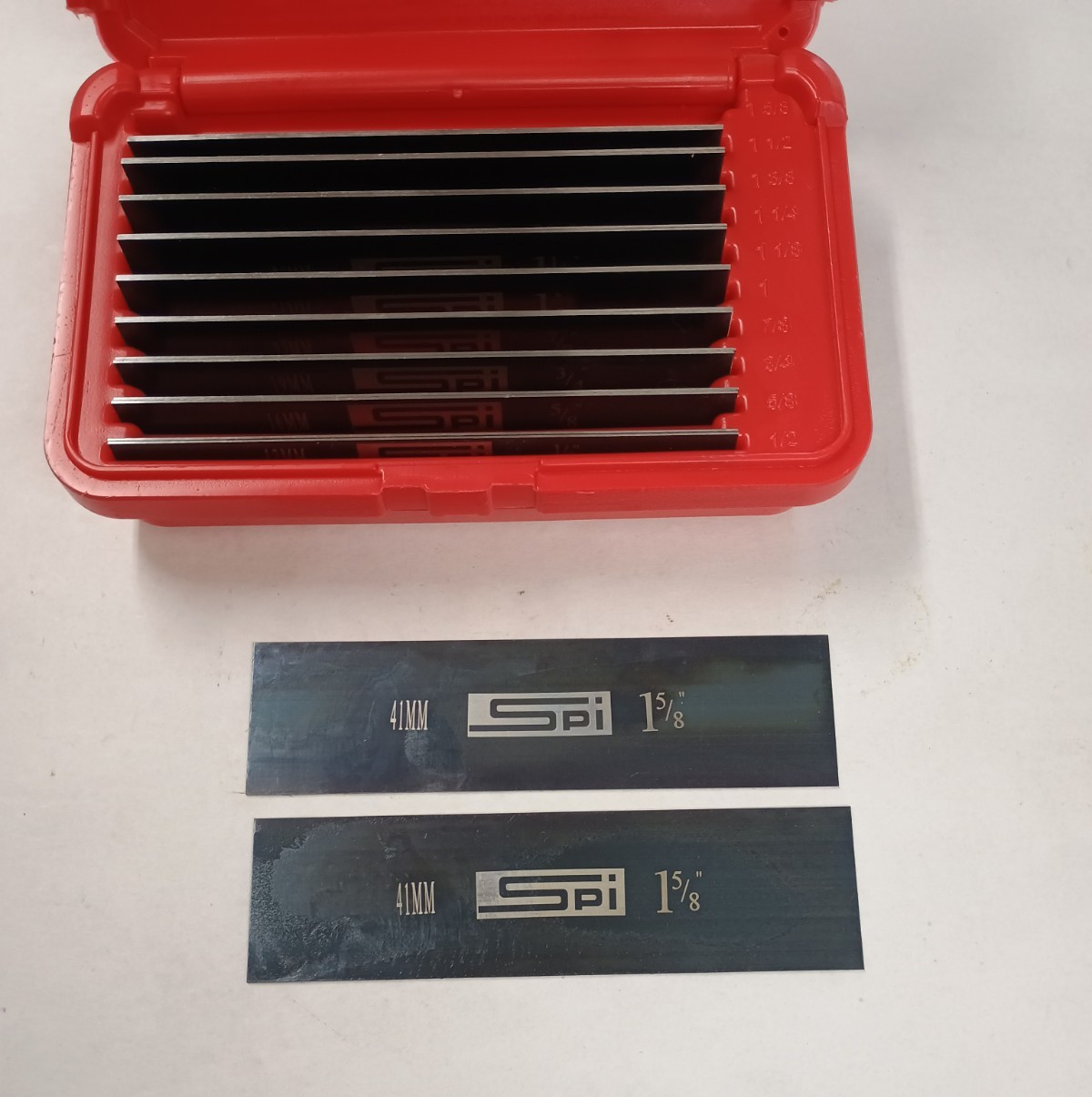SPI 98-417-9 Thin Parallel Set 6″ Long 1/32 thick 1/2 to 1-5/8 10 pr 20 pcs