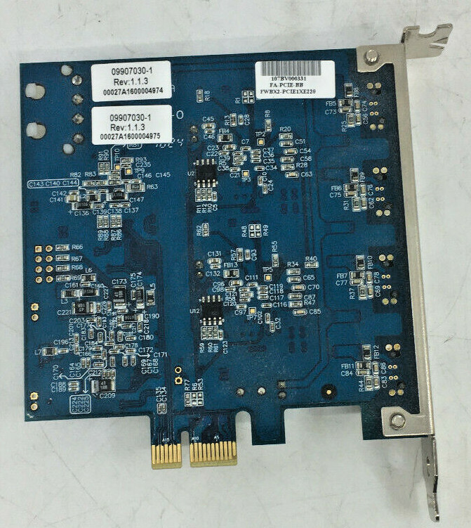 IOI Technology Corp FWBX2-PCIE1xE220 Rev 1.1.3 Dual Channel 4 Port IEEE1394-B