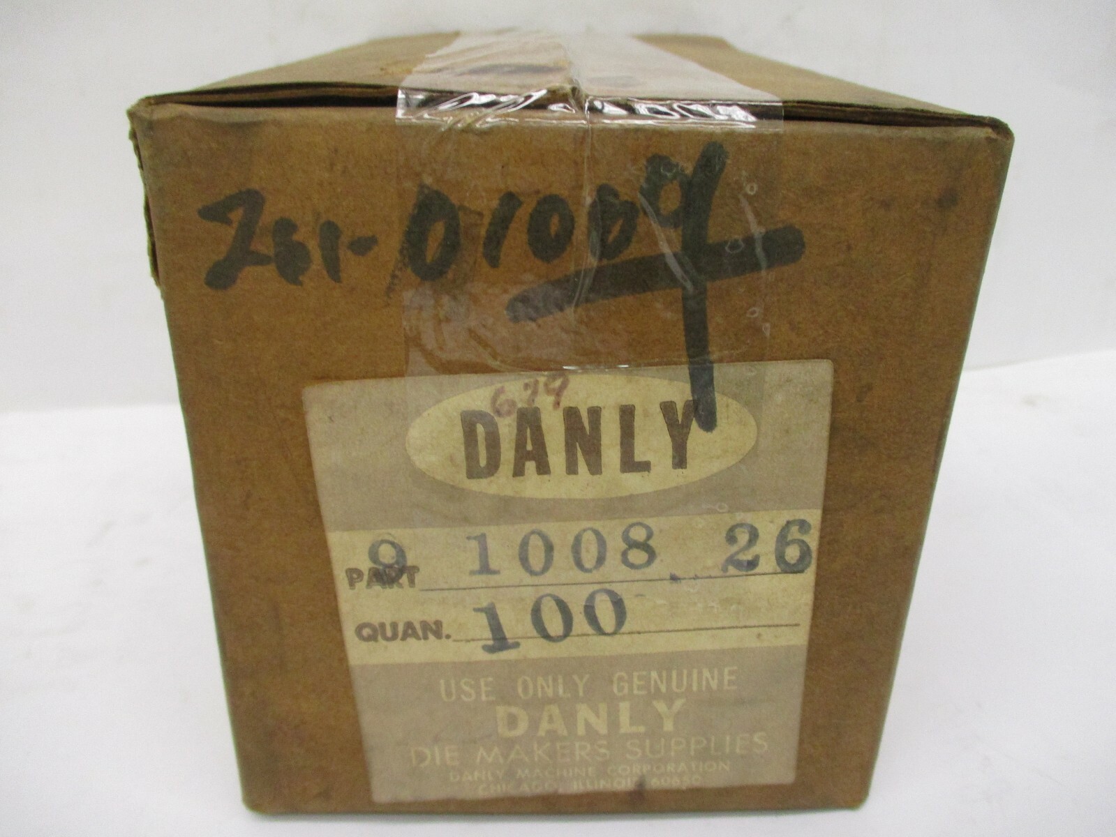 New Open Box of 100 Pieces Danly 9-1008-26 Spring Red A3824LR