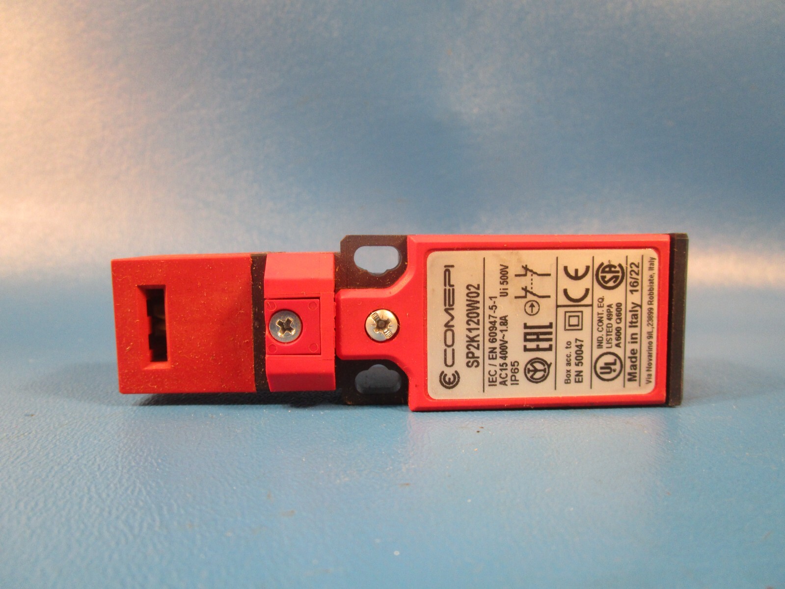 Compi SP2K120W02, Safety Switch, tongue (3-prong key) interlock, 360-degree