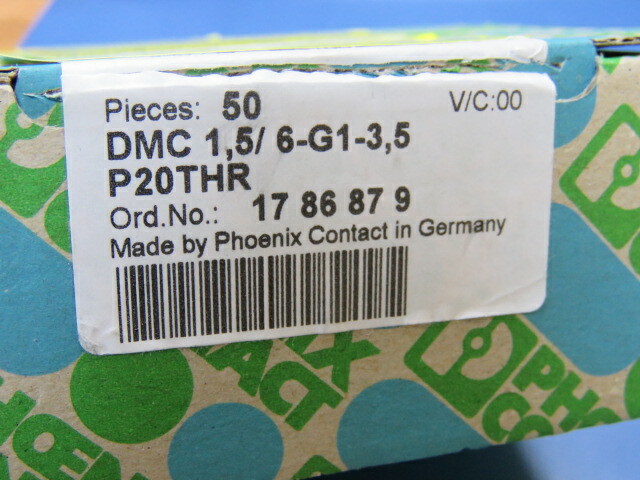 PHOENIX CONTACT DMC1,5/6-G1-3,5P20THR Qty of 16 per Lot 12 Position Terminal