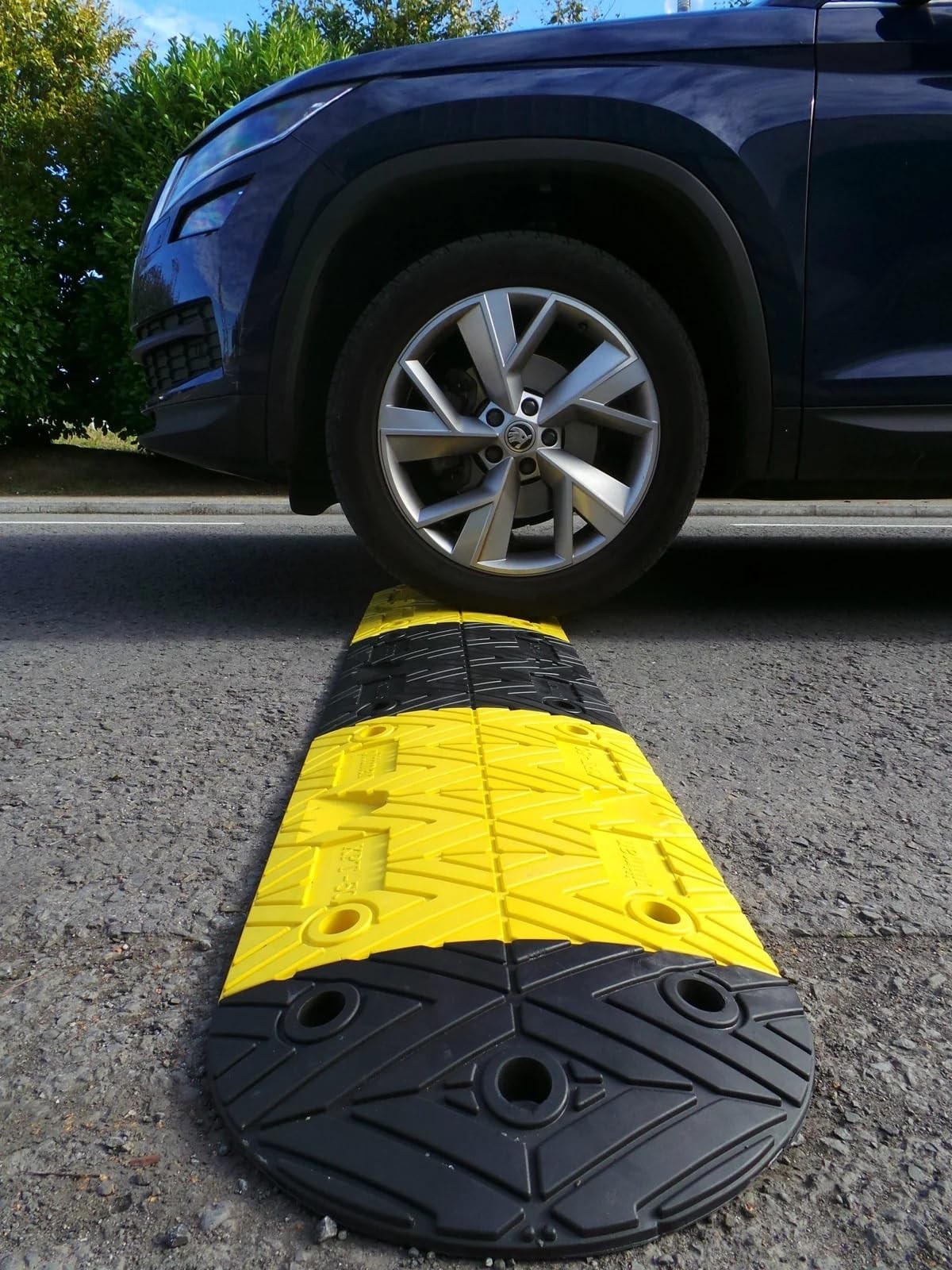 Pittman 8 ft XPT Eco Speed Bump Kit 40000 lb Capacity Black Yellow
