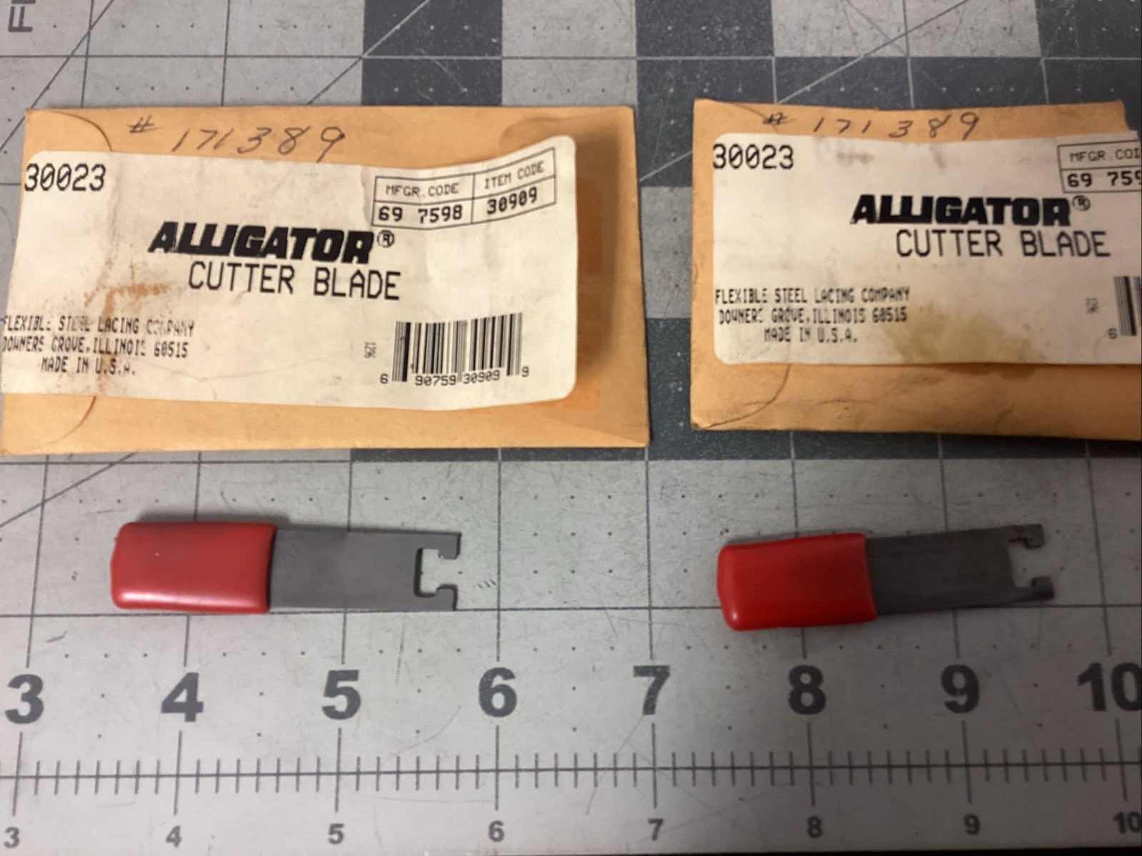 Alligator Flexco Cutter Blade 30023 (Lot of 2)(LPW114D)