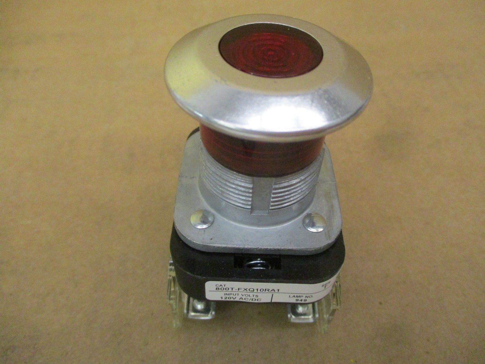 New Open Box Allen-Bradley 800T-FXQ10RA1 2 Position Push Button 52764DN