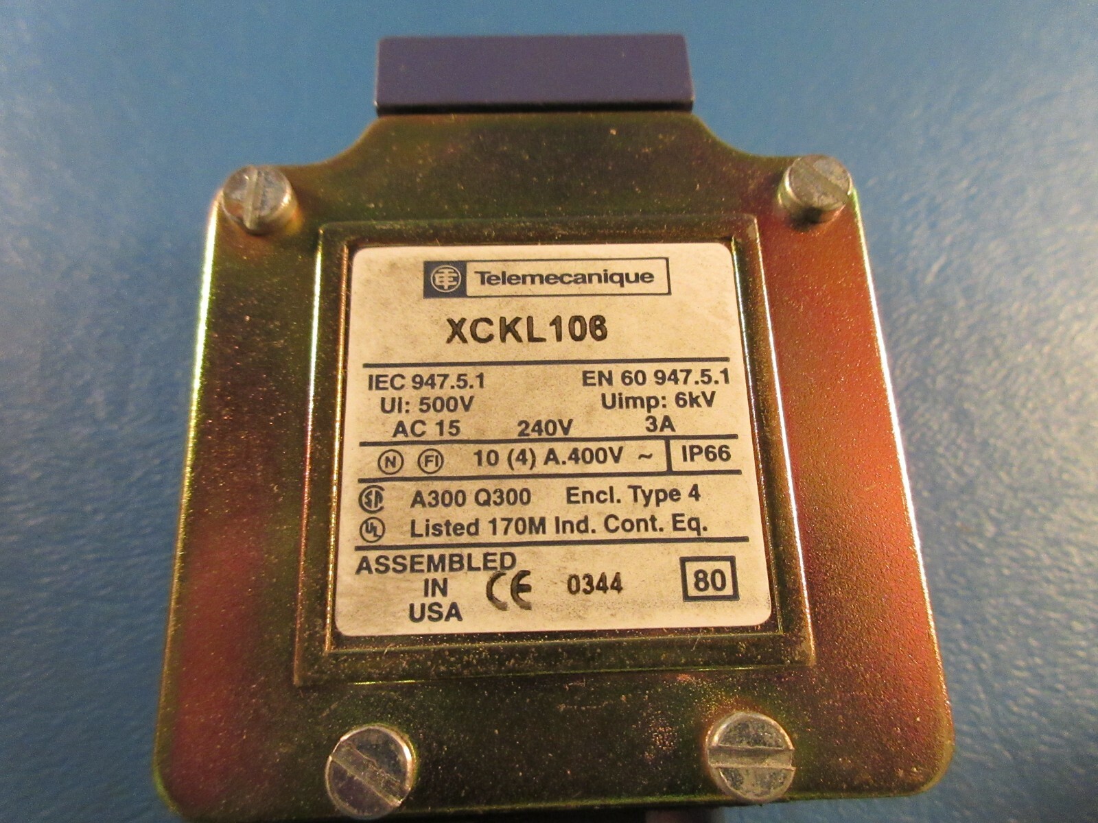 Telemecanique XCKL06 Limit Switch, Wobble Stick/Wire Whish Finger