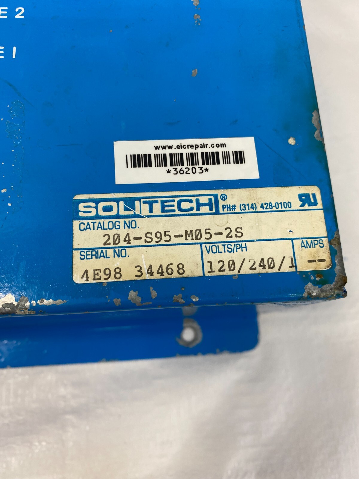 Solitech 204-S95-M05-2S Controller – For Parts