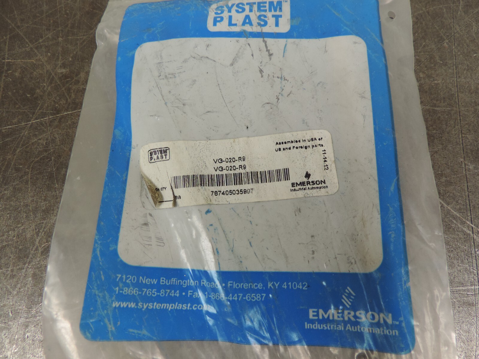System Plast New In Bag Emerson VG-020-R9 Adjusting Rod