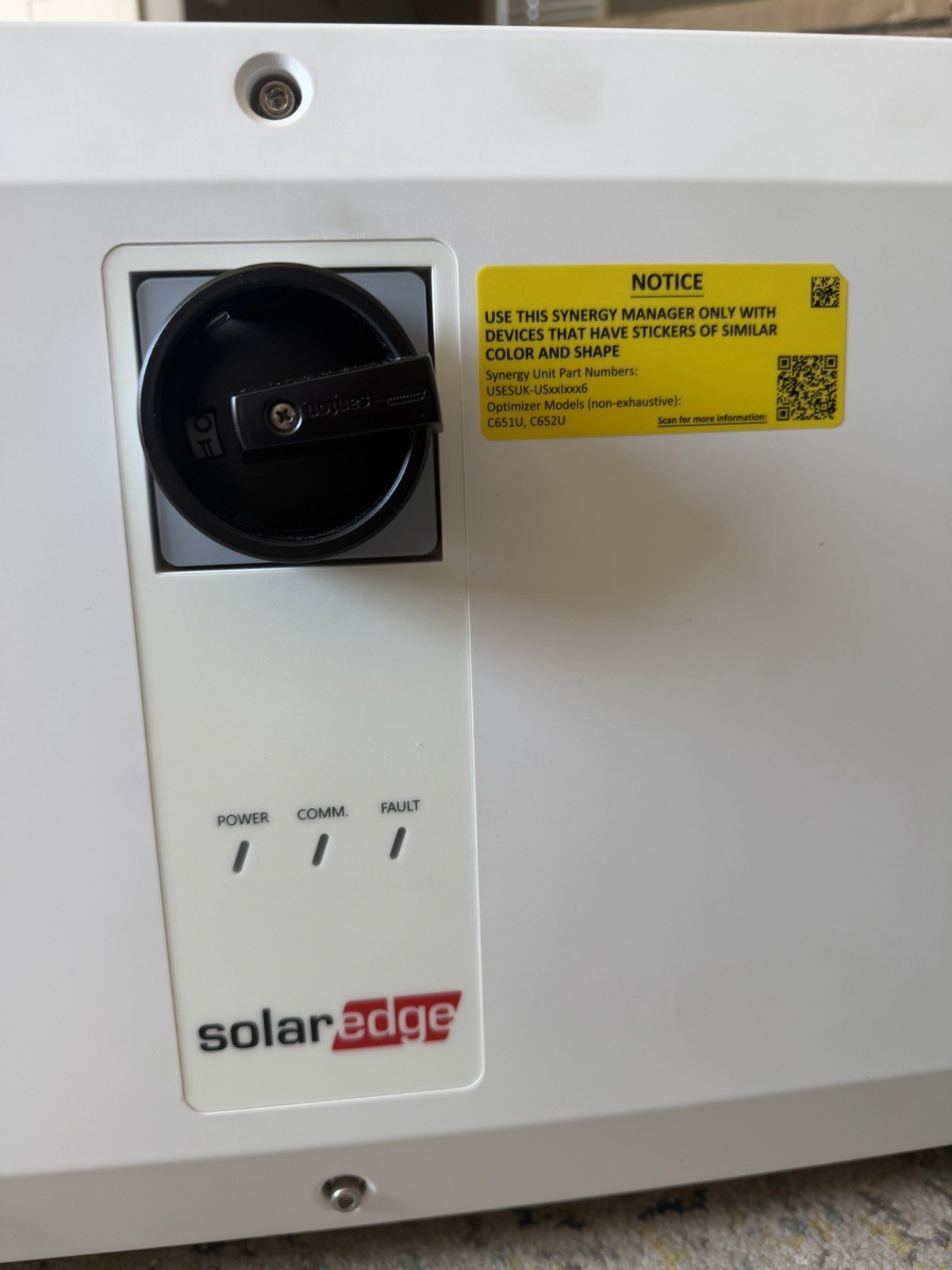 SolarEdge 3-Phase Inverter Synergy Manager SE-TRI-US00IBNS4