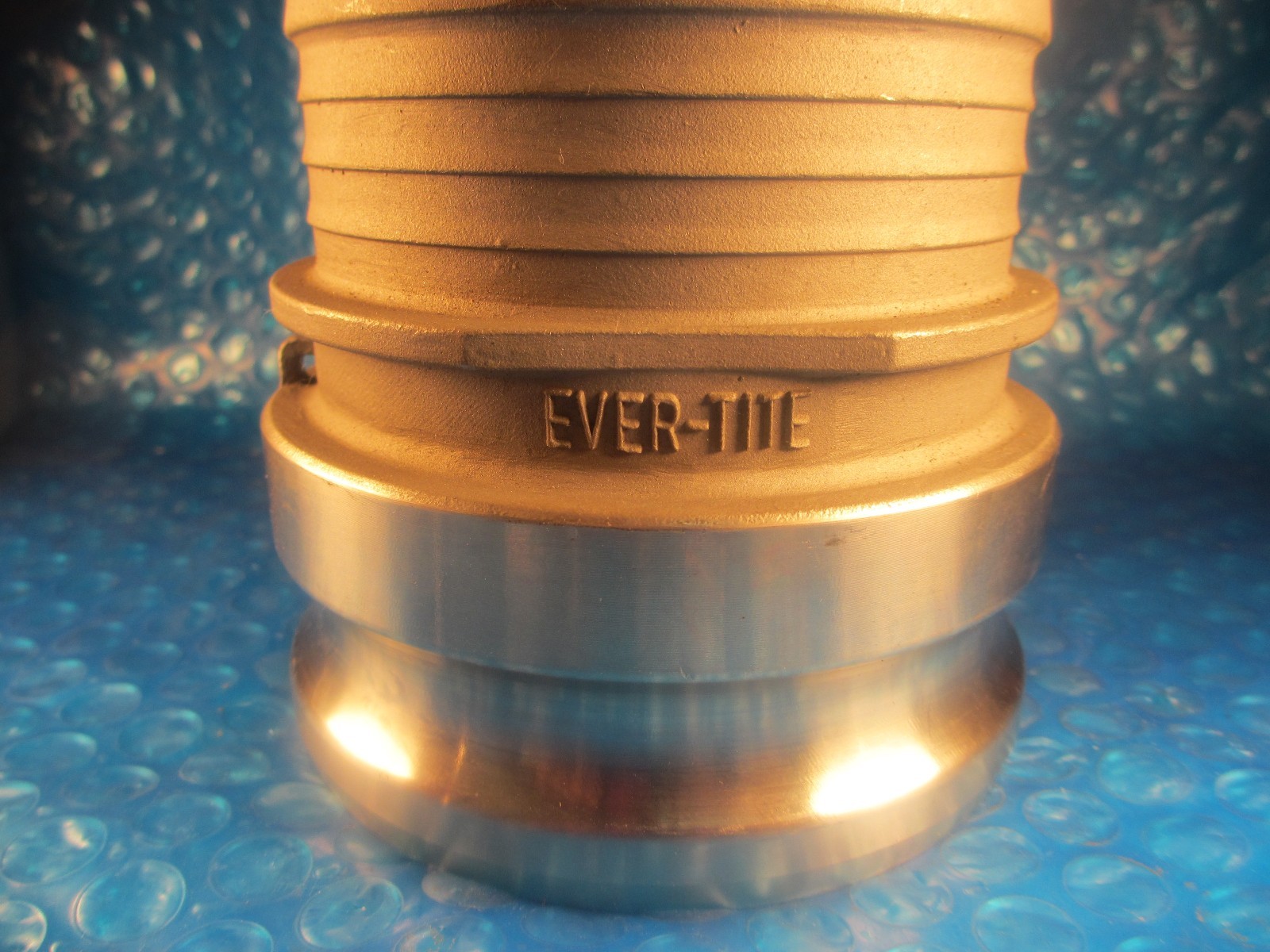 Ever-Tite Coupling, 4E, Hose Shank, 316SS