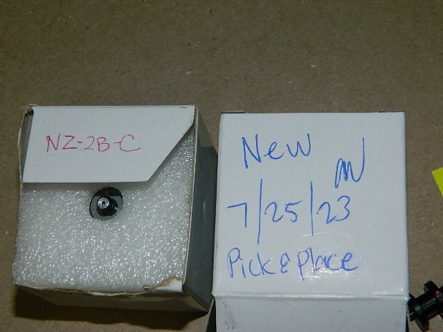 MANNCORP NZ-12B-C (ID=0.8, Black, Conical) Ceramic (NZ-02B-C) NEW LOT # 91
