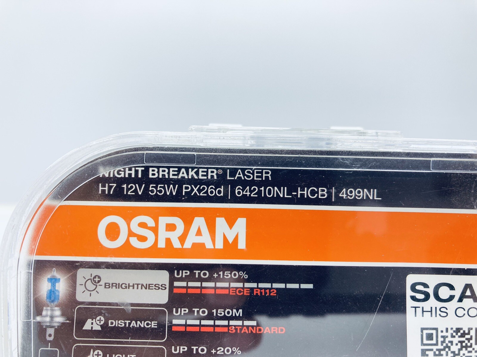 UNUSED OSRAM 64210NL-HCB NIGHT BREAKER LASER HEADLIGHTS DUO-BOX 12V 55W