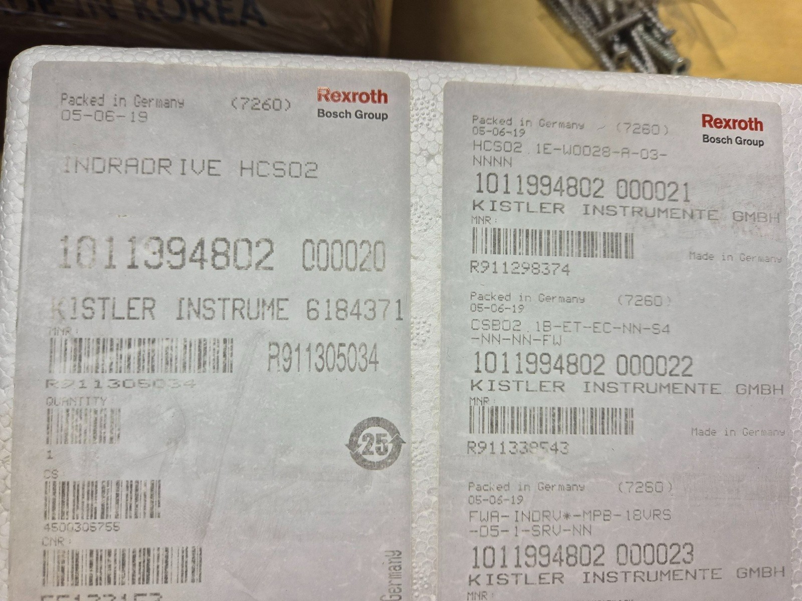 [New Other] KISTLER, Rexroth / NCFH15200300BHCG, HCS02.1E-W0028-A-03-NNNN,5847B0