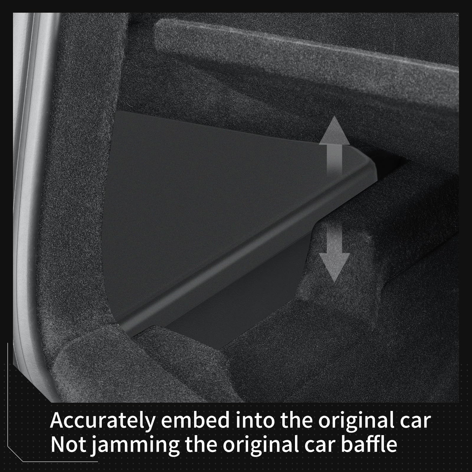 LUCKEASY Rear Trunk Storage Bins Fit for Tesla Model Y Juniper 2025 2026 Stan…