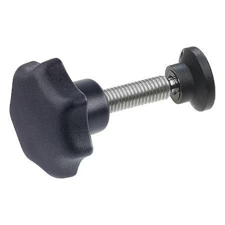 J.W. Winco 6336.12-40-M8-40-18 Plastic Hand Knob With Ss Stud
