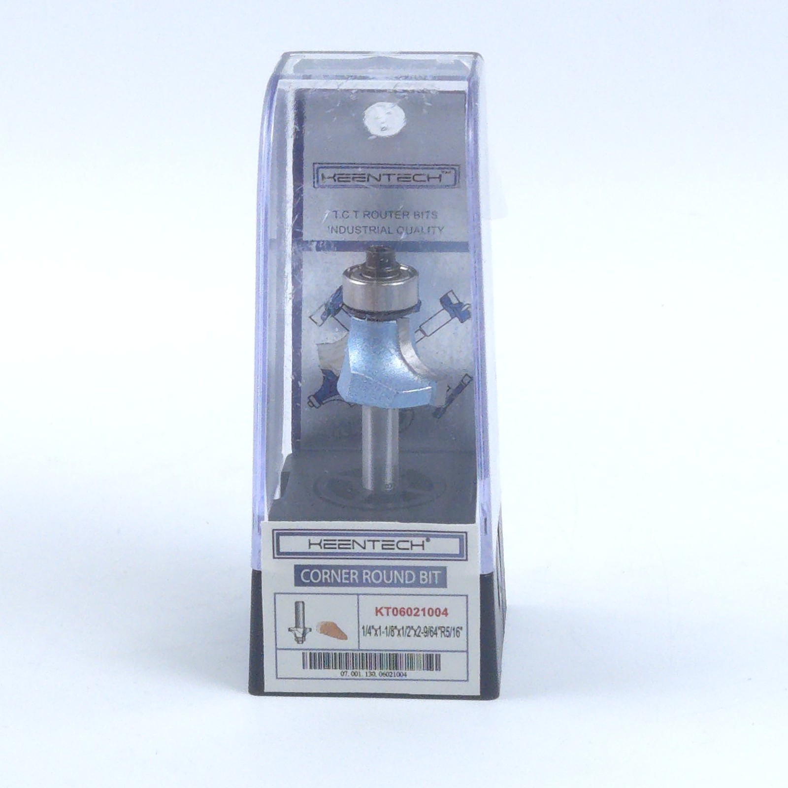 Keentech 1/2”x1-1/8” Corner Round Router Bit KT06021004, R5/16″