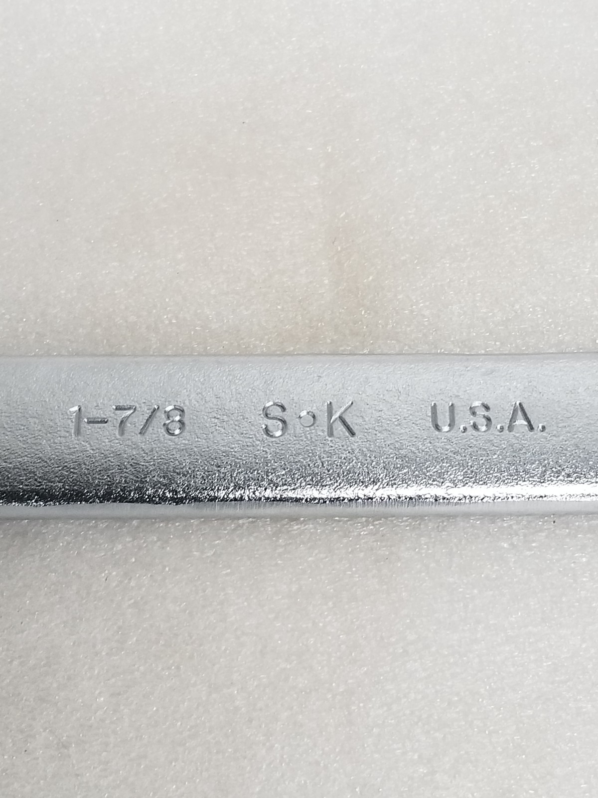 S-K Tools C60 Combination Wrench 1-7/8″ SurGrip 12-Point 25.5″-OAL Made in USA