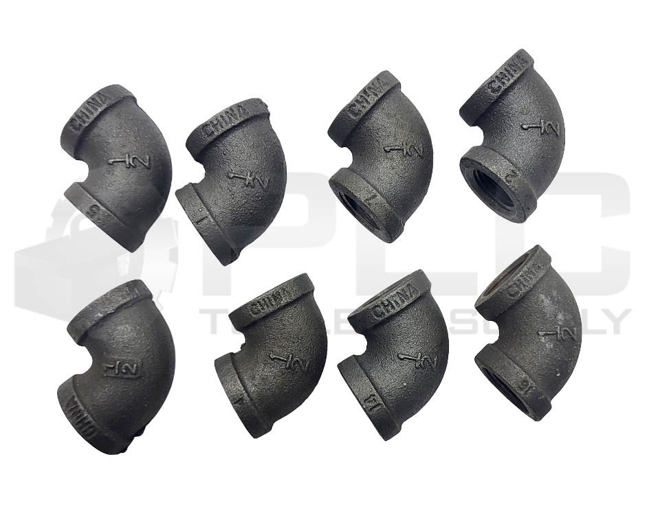 NEW LOT OF 8 1/2′ ‘FEMALE 90° PIPE ELBOW FITTING