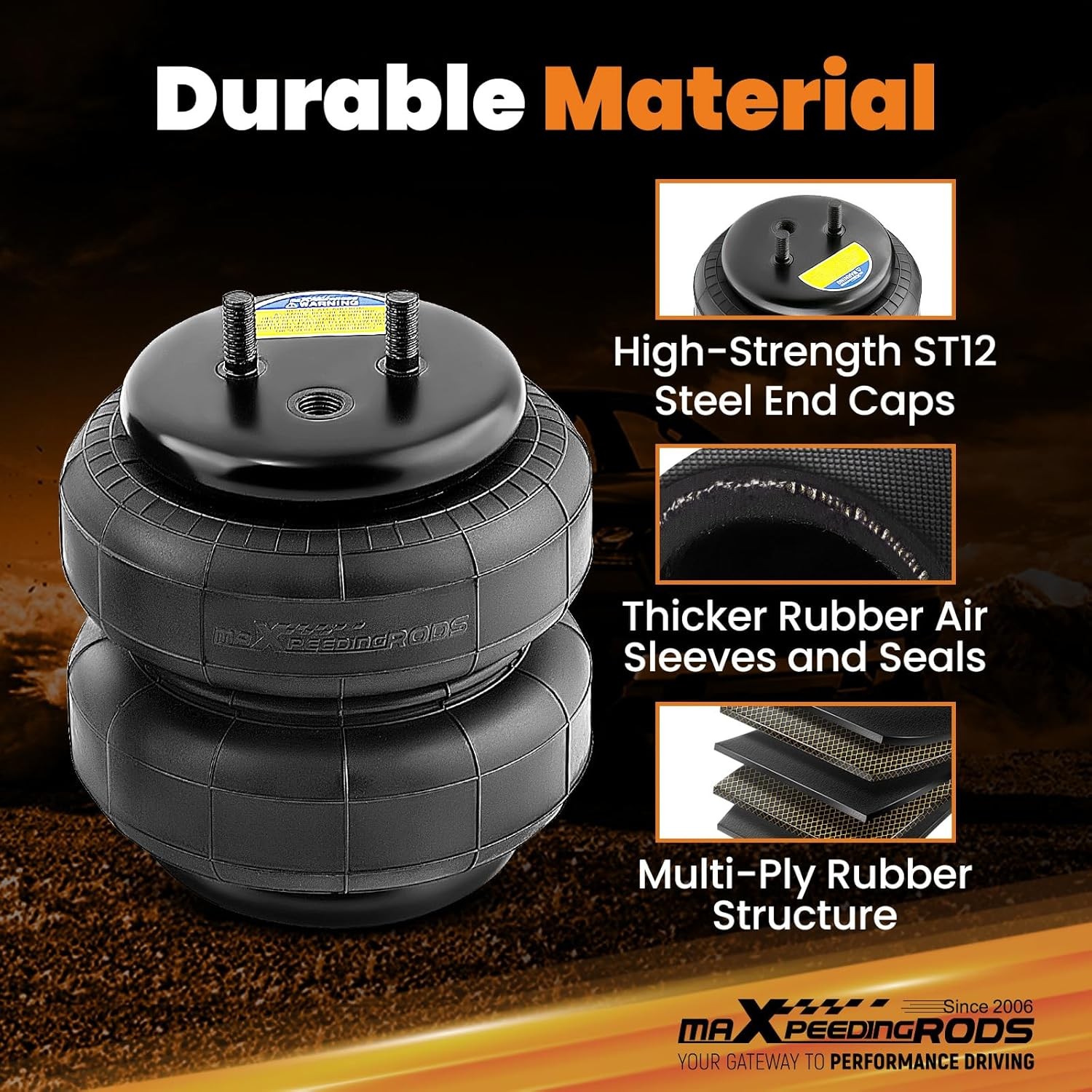 maXpeedingrods 5000 lbs Air Suspension Bags Ford F-150
