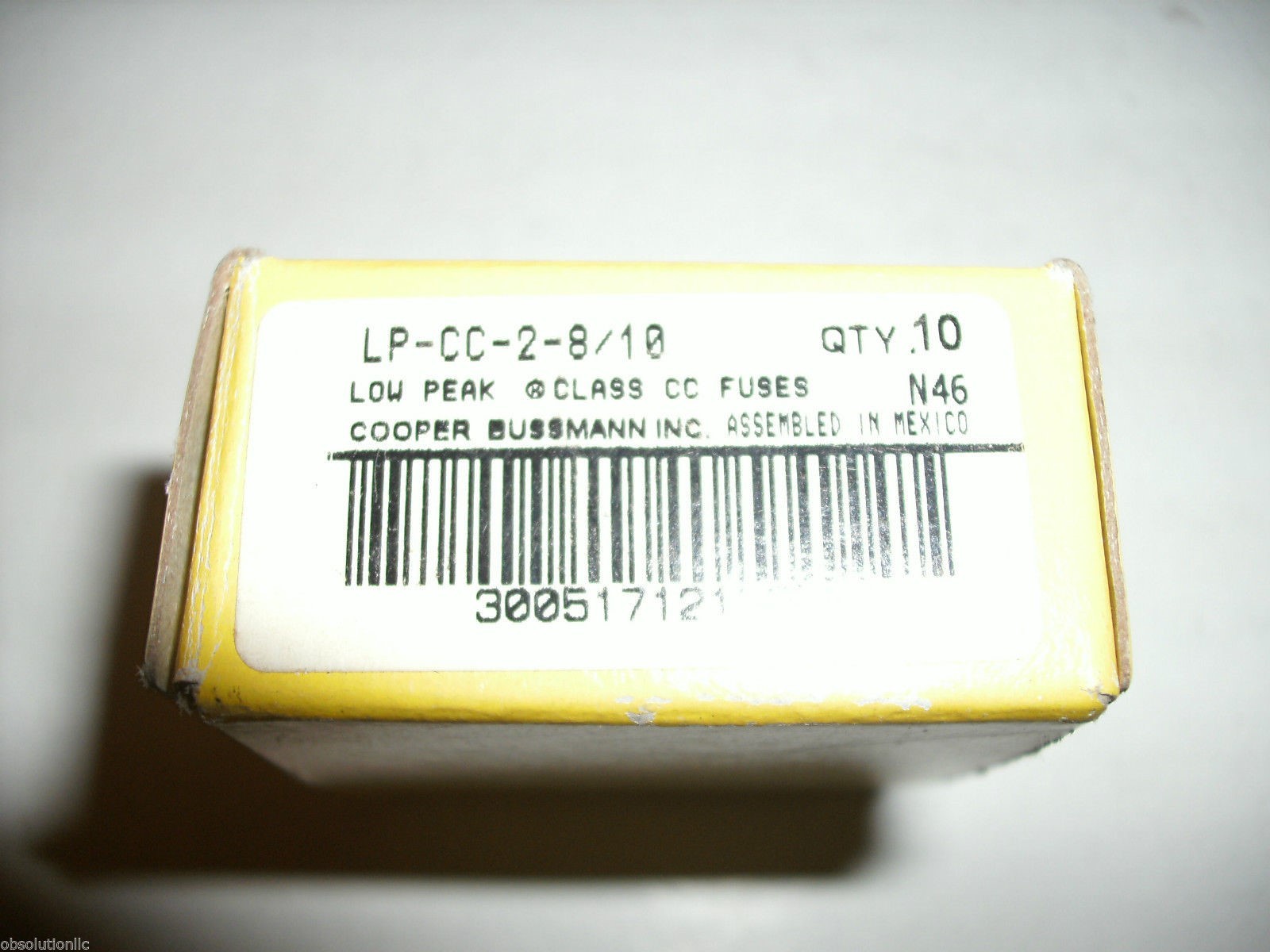 BOX OF 10 – Bussmann LP-CC-2-8/10 LOW PEAK CLASS CC FUSE