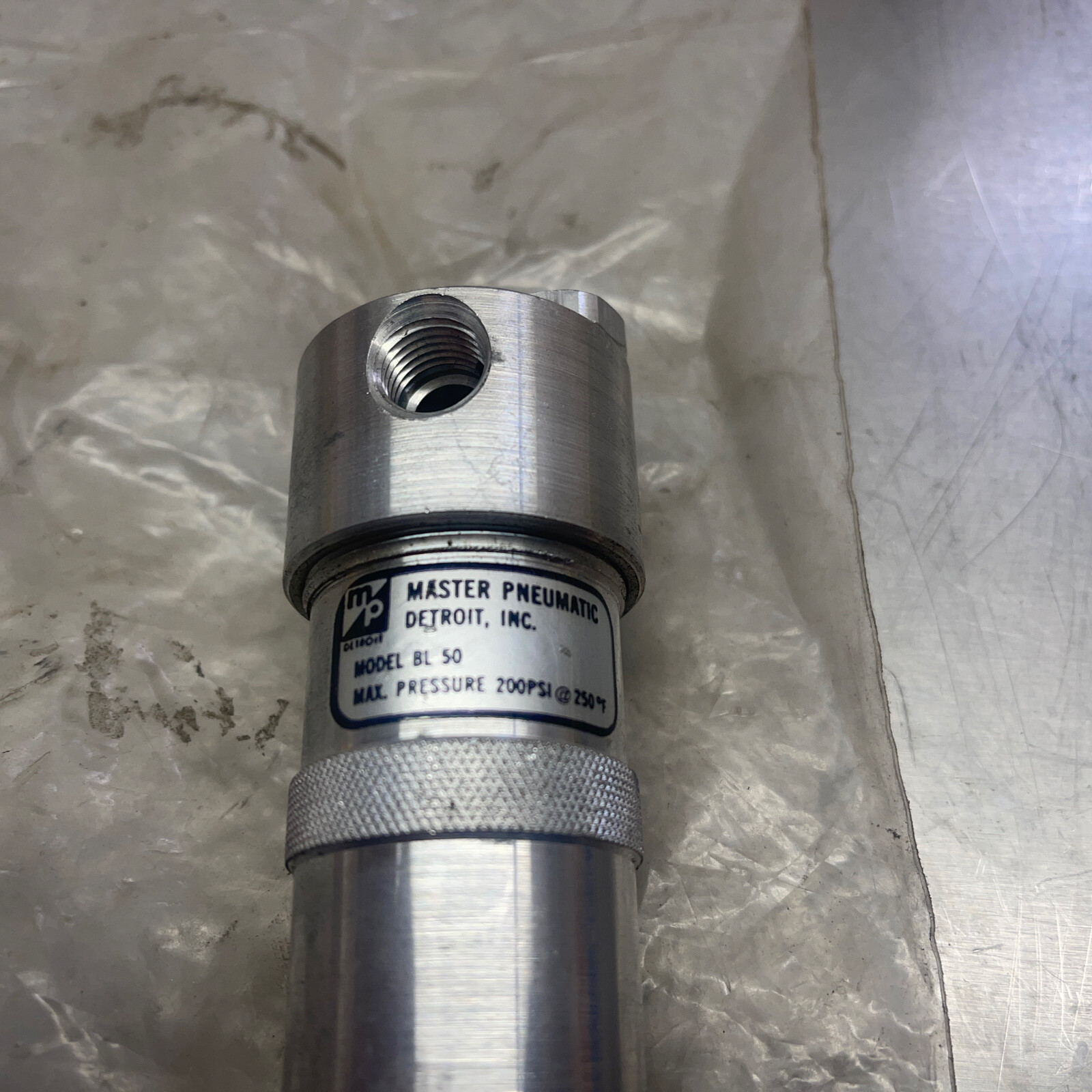 MASTER PNEUMATIC BL 50 MAX. Pressure 200PSI @ 250F