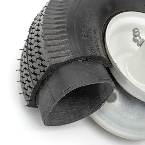 10″ Air-Filled Tire | 4.10/3.50-4 Pneumatic Wagon And Truck Wheel | Offset Hub