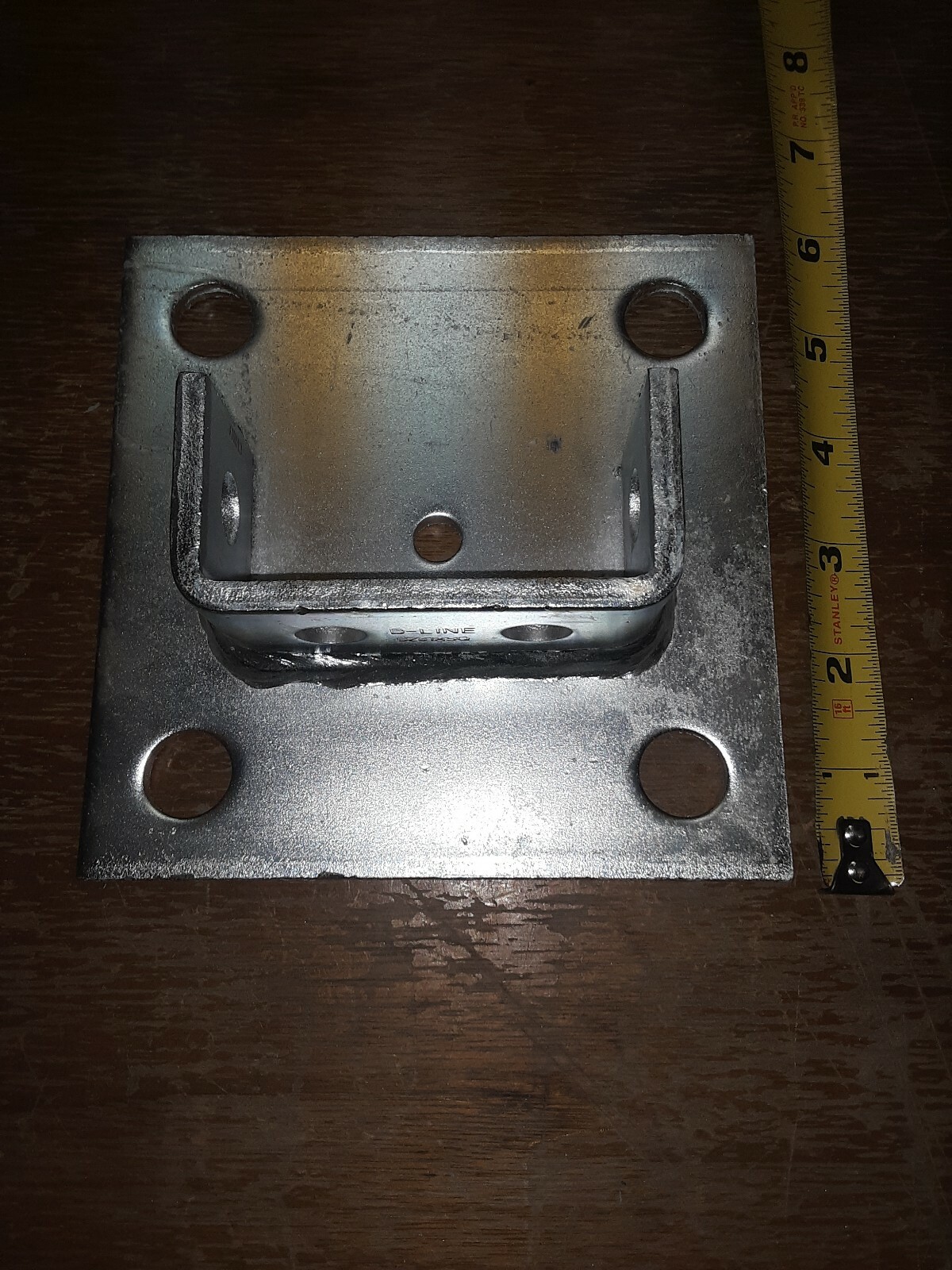 NEW! Strut Post Base Cooper B-Line B281ASQ Steel, Electro-Plated Zinc–(10)