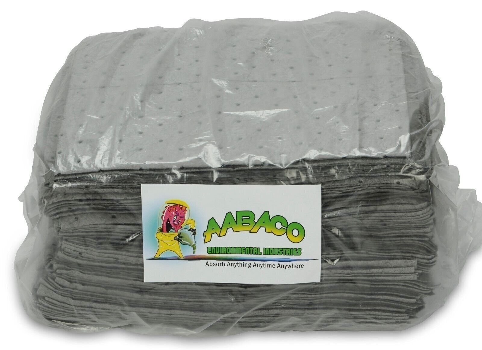 AABACO Universal Absorbent Pads, Heavy Weight Sheets (100CT) 15″X17″ Grey