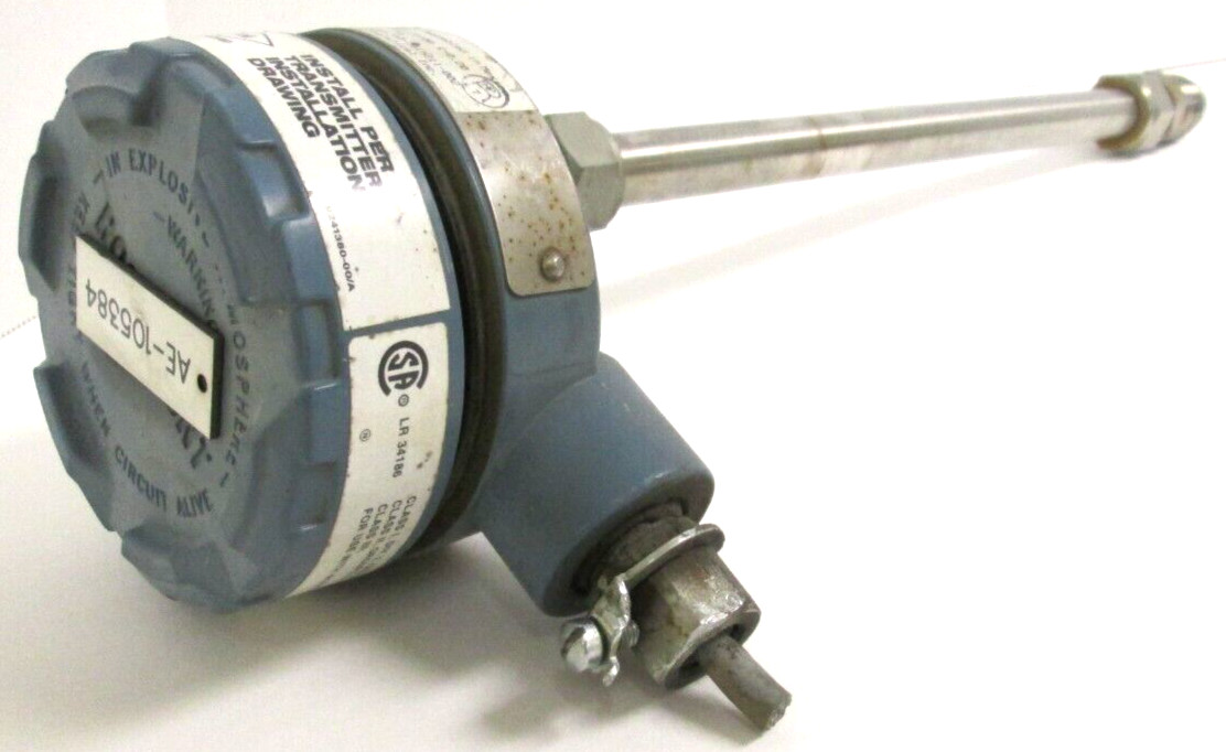 ROSEMOUNT PRESSURE SENSOR, 140-55, 100 PSI, 14″ SENSOR, USED