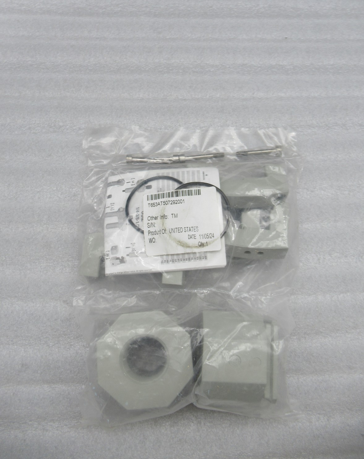 Numatics Aventics T653AT507292001 End Plate, Series 653 Kit (Fast Shipping)